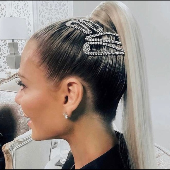 🔻PRICE TO SELL🔻FINAL🔻JUST IN-RHINESTONES SILVER - Picture 5 of 6